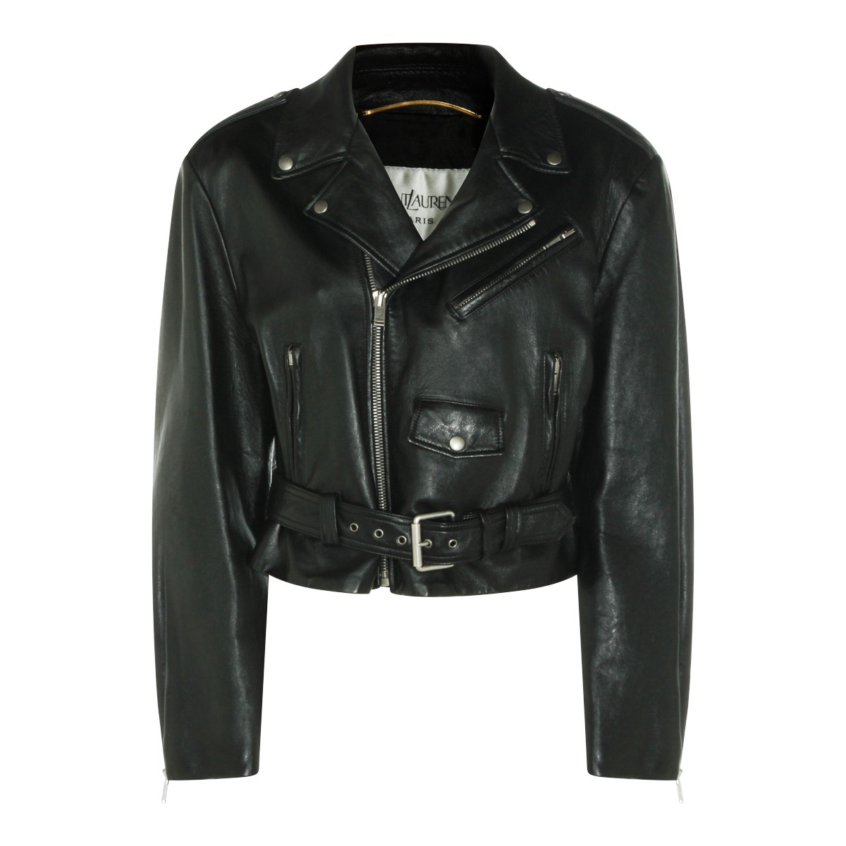 BLACK LEATHER CHIODO JACKET