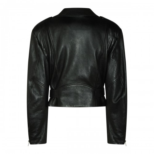 BLACK LEATHER CHIODO JACKET 2