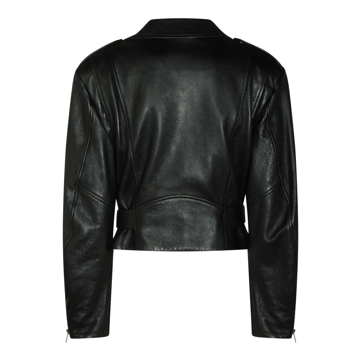 BLACK LEATHER CHIODO JACKET