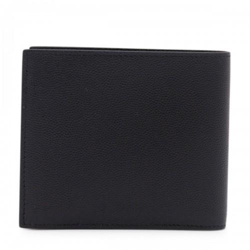 BLACK LEATHER PARIS WALLET