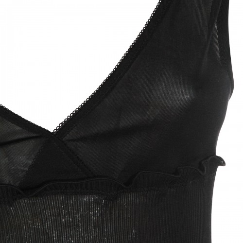 BLACK SILK TOP