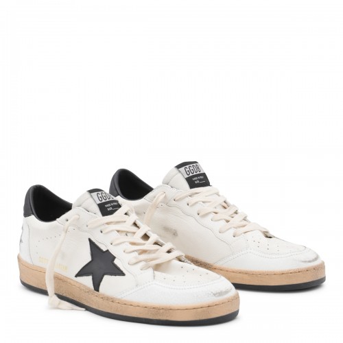 WHITE AND BLAVK LEATHER... 2