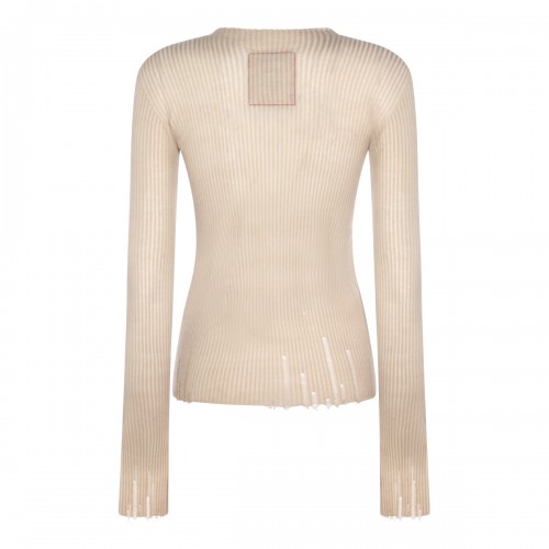 TAN WOOL T-SHIRT  2