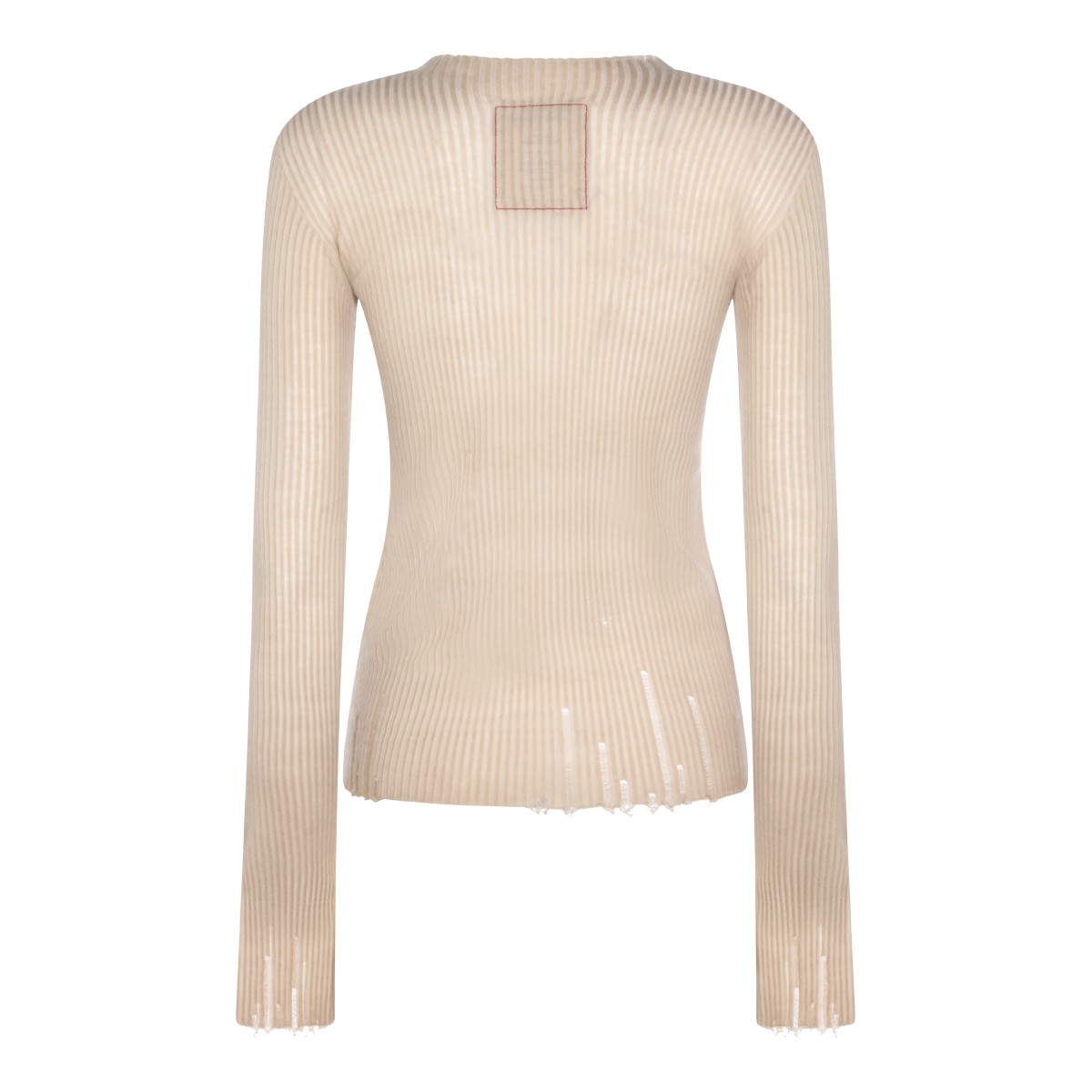 TAN WOOL T-SHIRT 