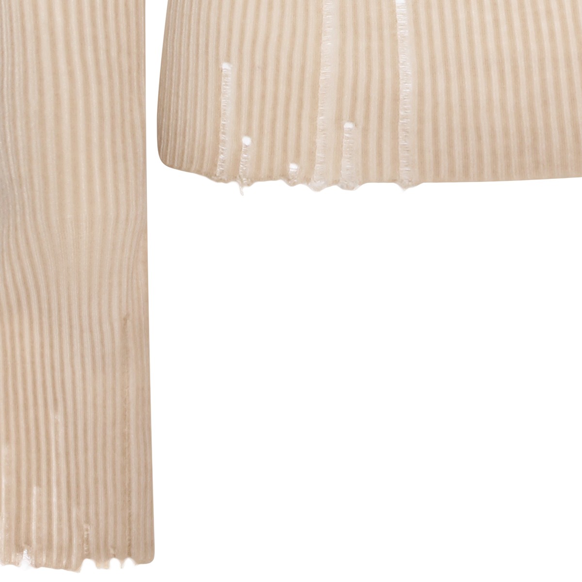 TAN WOOL T-SHIRT 