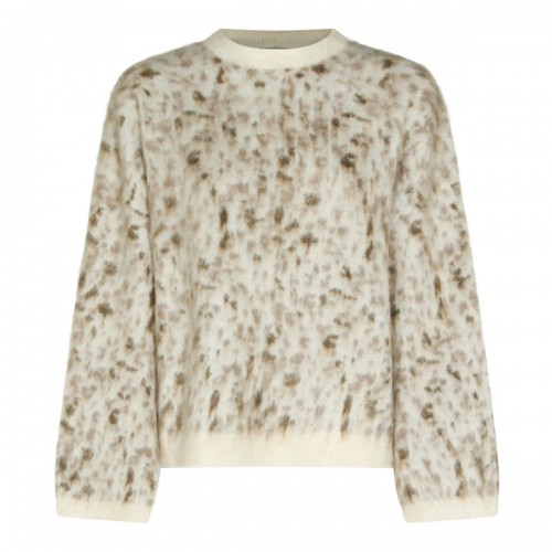 BEIGE WOOL KNITWEAR
