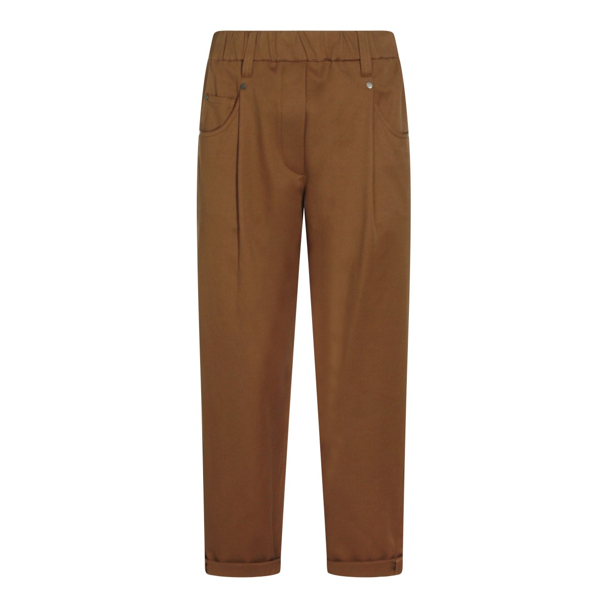 BROWN COTTON PANT