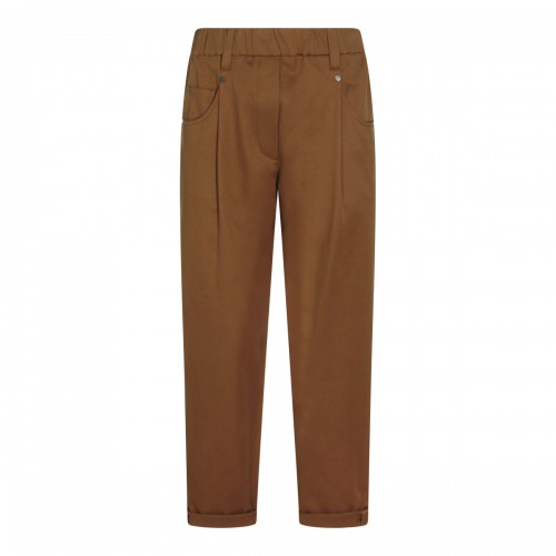 BROWN COTTON PANT