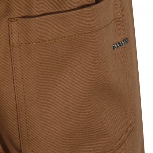 BROWN COTTON PANT