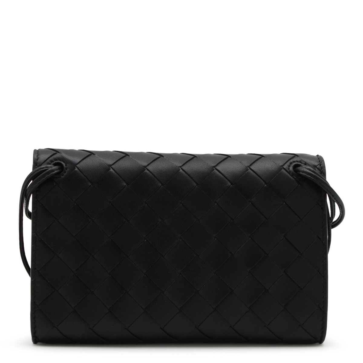BLACK LEATHER ANDIAMO MINI BAG