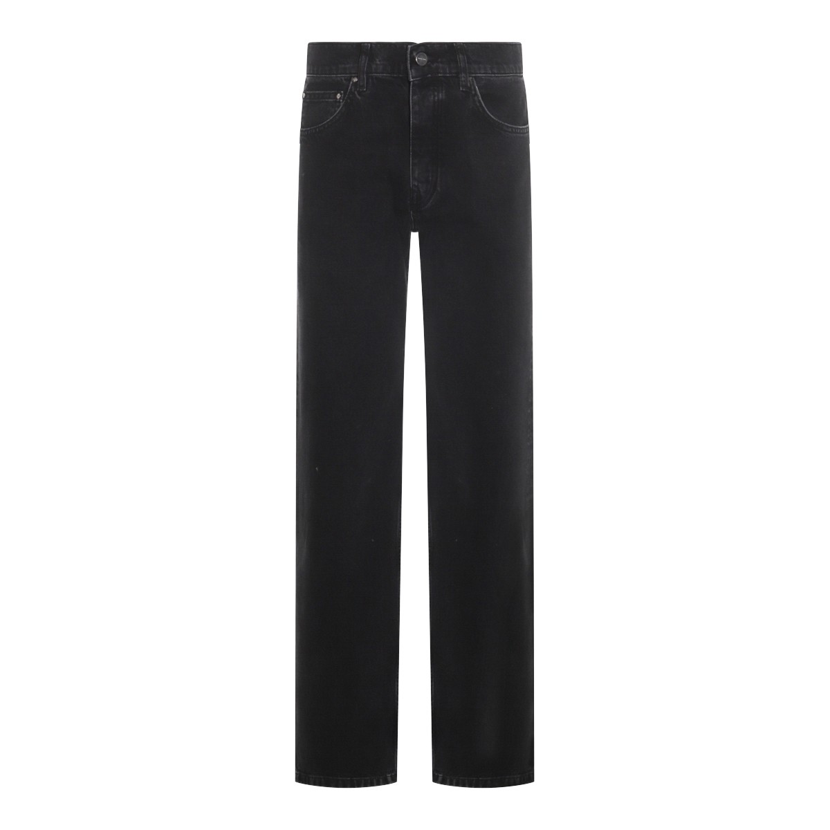 BLACK COTTON DENIM JEANS