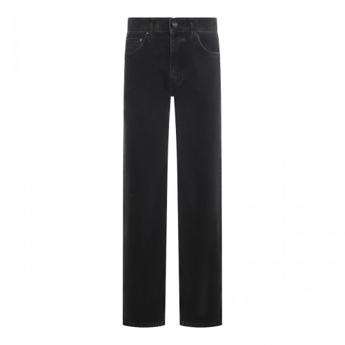 BLACK COTTON DENIM JEANS