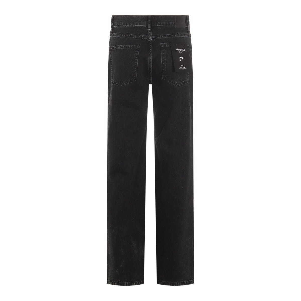 BLACK COTTON DENIM JEANS