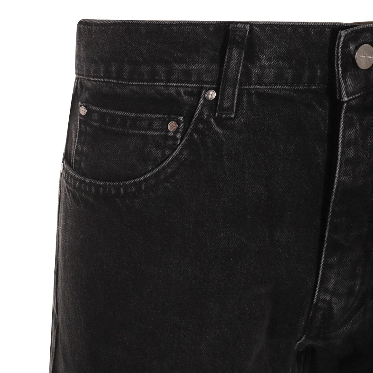 BLACK COTTON DENIM JEANS