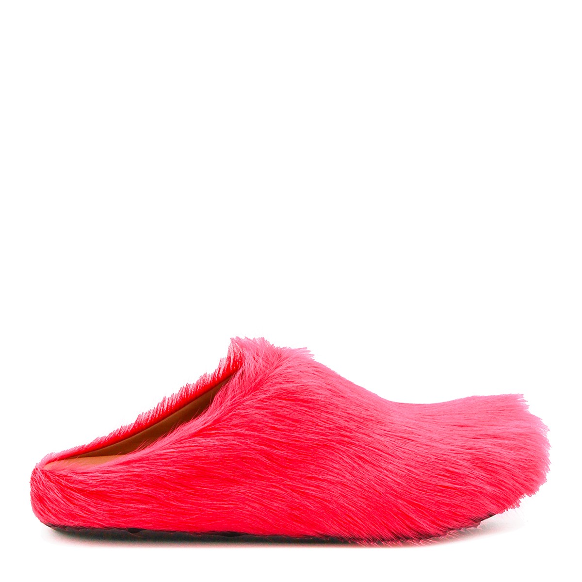 FUCHSIA LEATHER FLATS