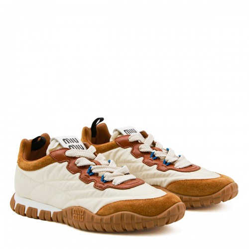 IVORY AND BROWN LEATHER... 2