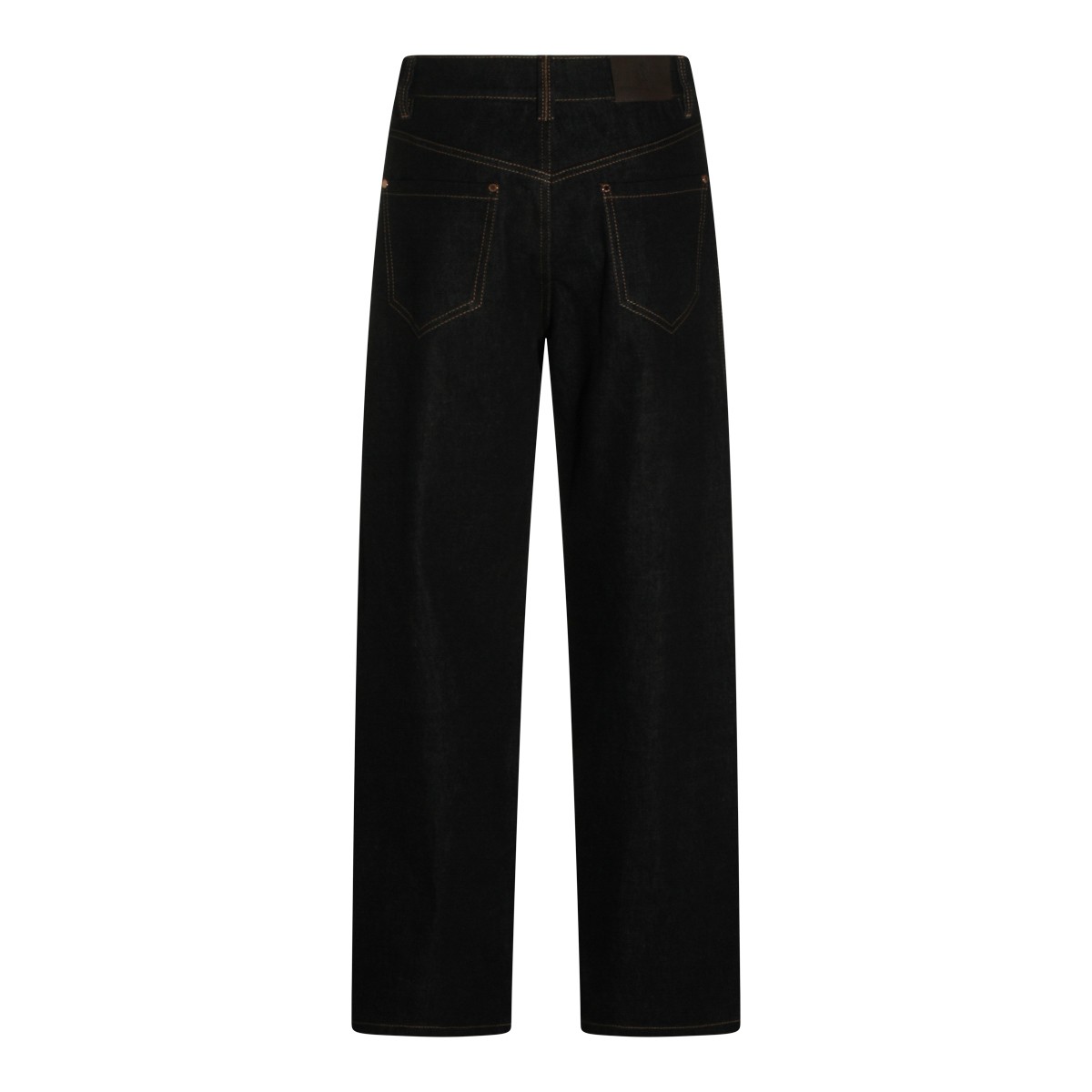 BLACK COTTON JEANS