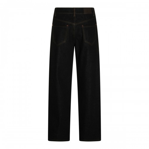BLACK COTTON JEANS
