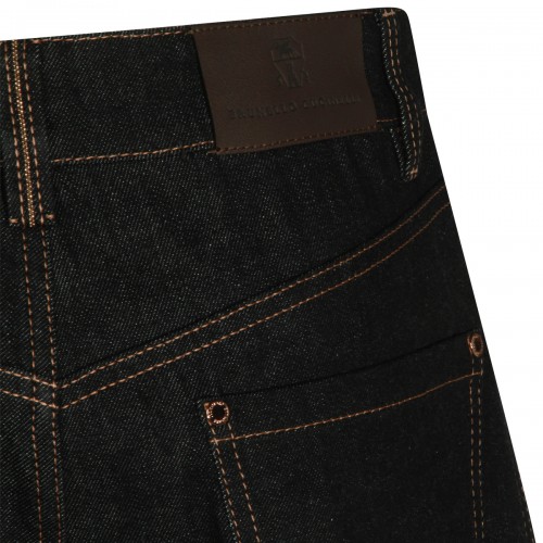 BLACK COTTON JEANS