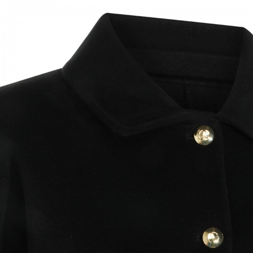 BLACK WOOL LUCA CASUAL JACKET