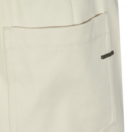 WHITE COTTON PANT