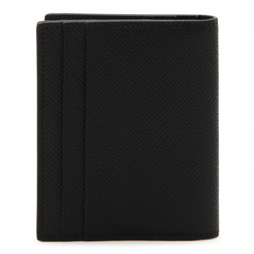 BLACK LEATHER CARD HOLDER 2