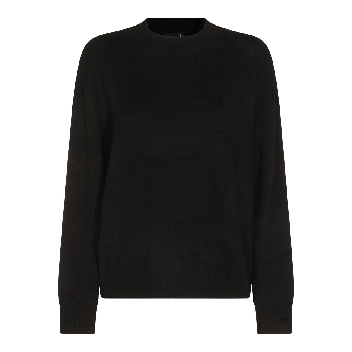 BLACK WOOL KNITWEAR
