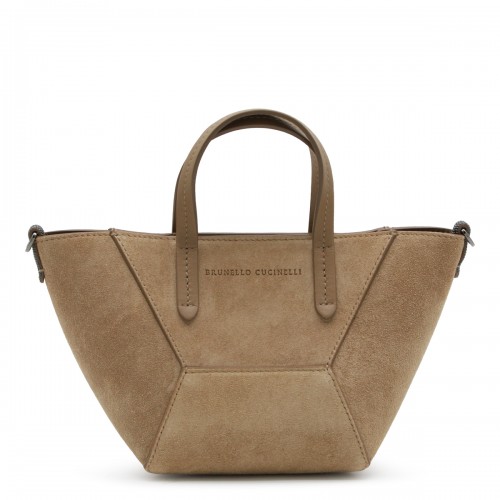 CAMEL LEATHER TOTE