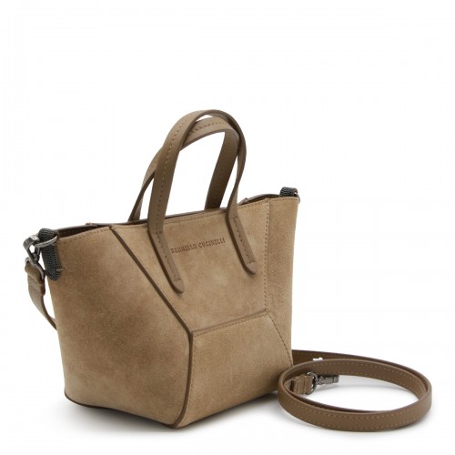 CAMEL LEATHER TOTE 2