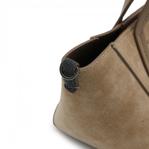CAMEL LEATHER TOTE