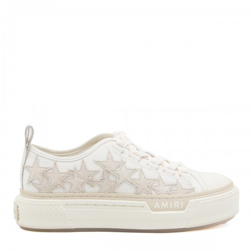 BEIGE LEATHER STARS COURT...