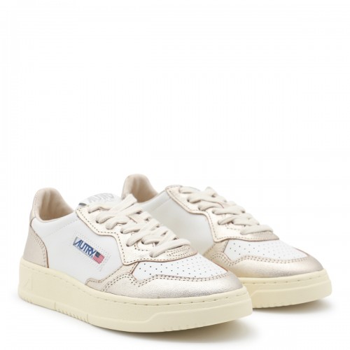 WHITE AND GOLD LEATHER... 2