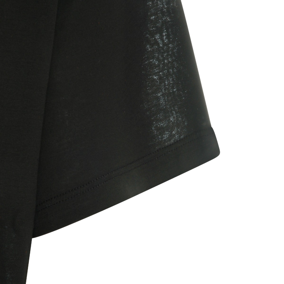 BLACK COTTON T-SHIRT