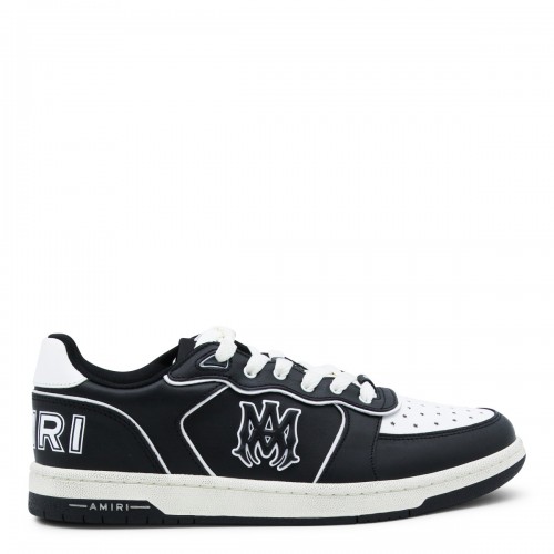 BLACK LEATHER NEWPORT SNEAKERS