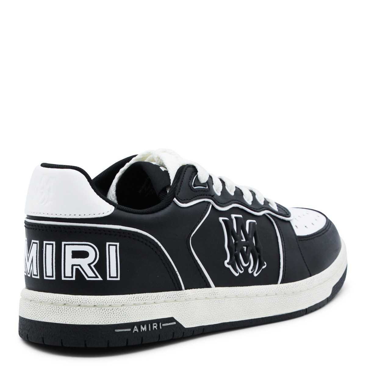 BLACK LEATHER NEWPORT SNEAKERS