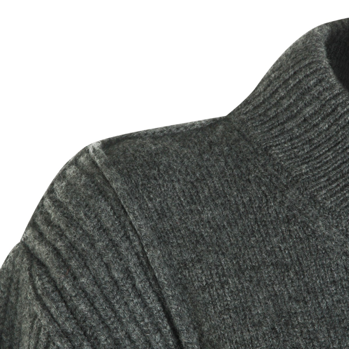 GREY WOOL KNITWEAR