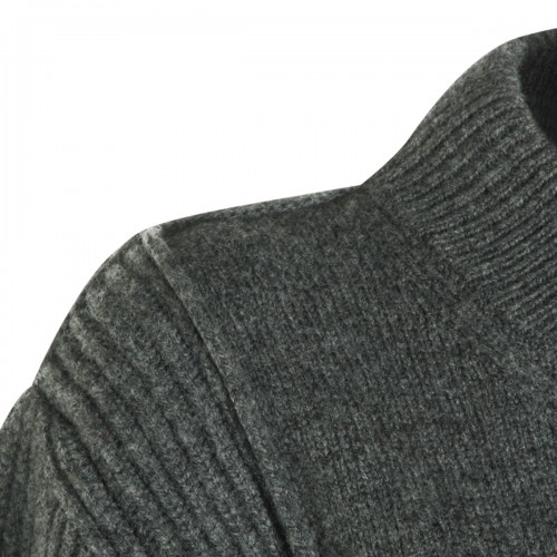 GREY WOOL KNITWEAR