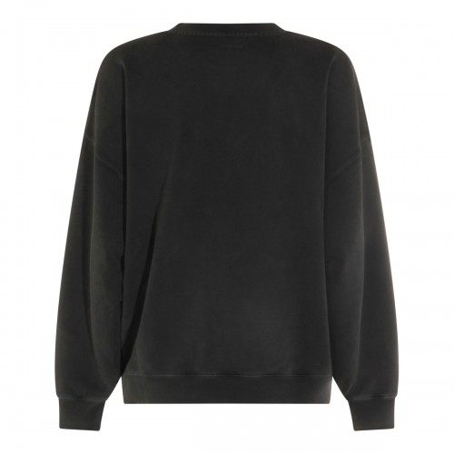 BLACK COTTON SWEATSHIRT 2