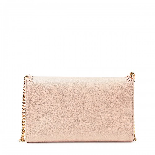 CREAM FAUX LEATHER MINI FALABELLA CROSSBODY BAG