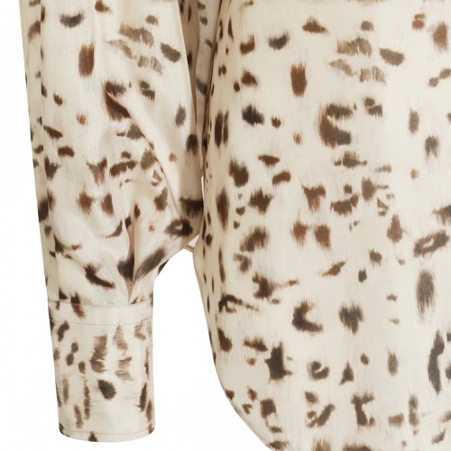 BEIGE SILK SHIRT