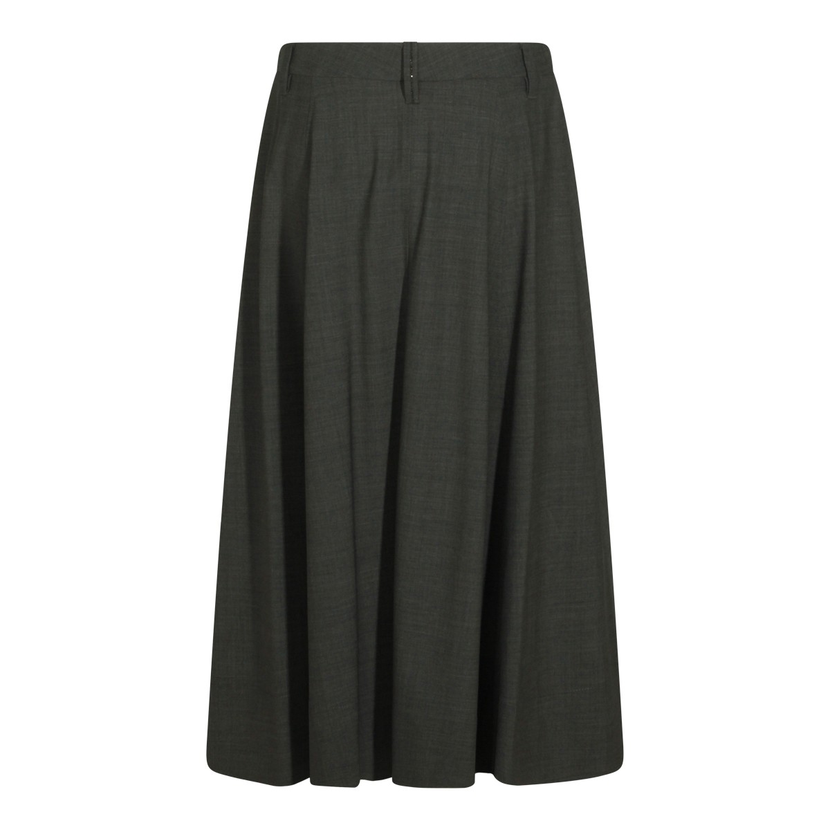 GREY WOOL SKIRT