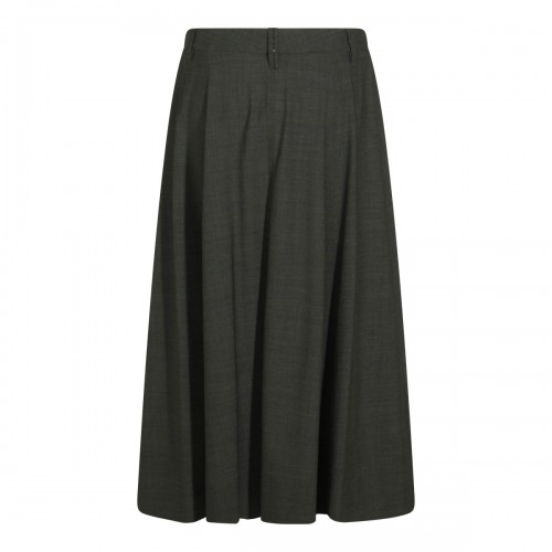 GREY WOOL SKIRT