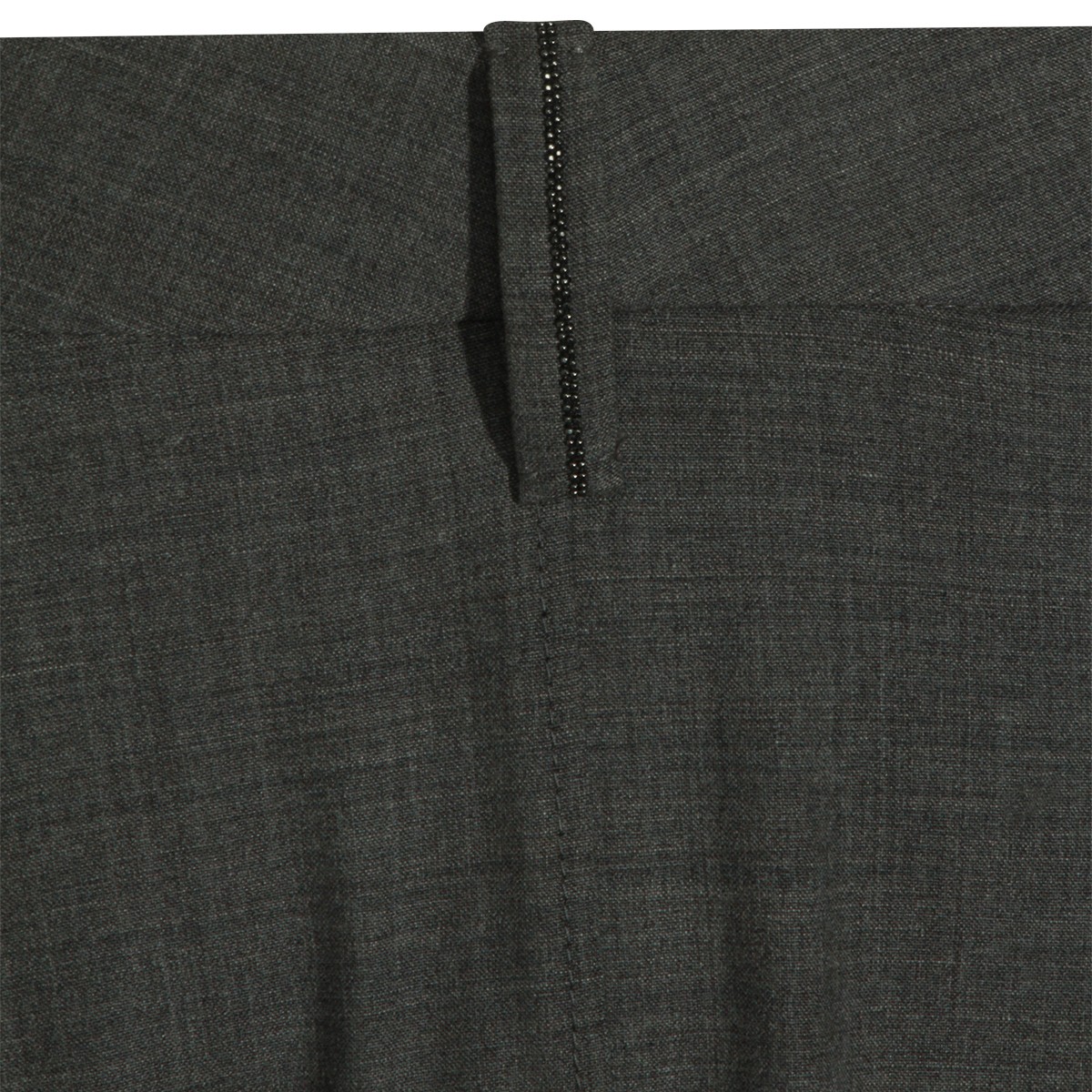 GREY WOOL SKIRT