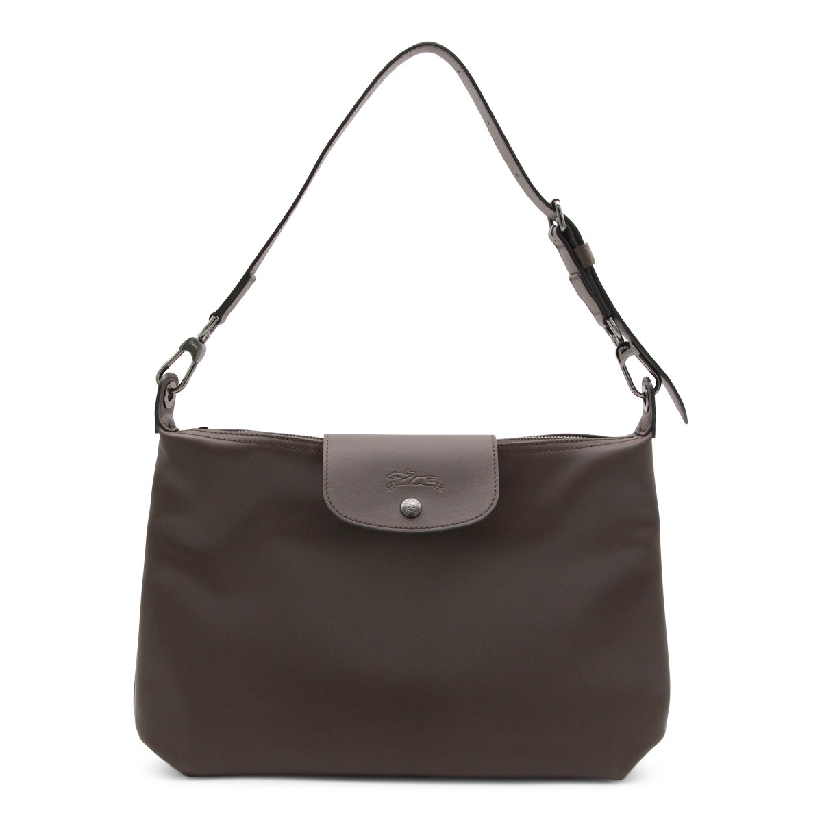 BROWN HOBO M LE PLIAGE XTRA SATCHEL