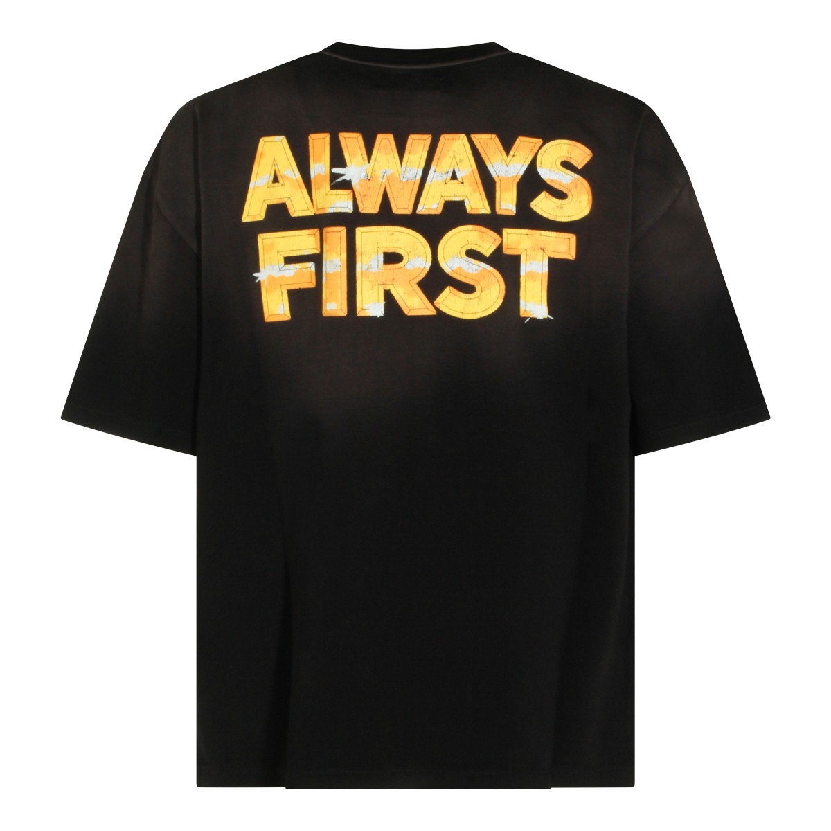 BLACK COTTON EAGLE VINT T-SHIRT