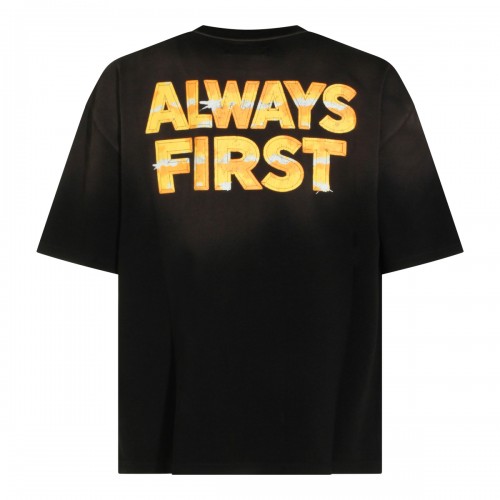 BLACK COTTON EAGLE VINT T-SHIRT