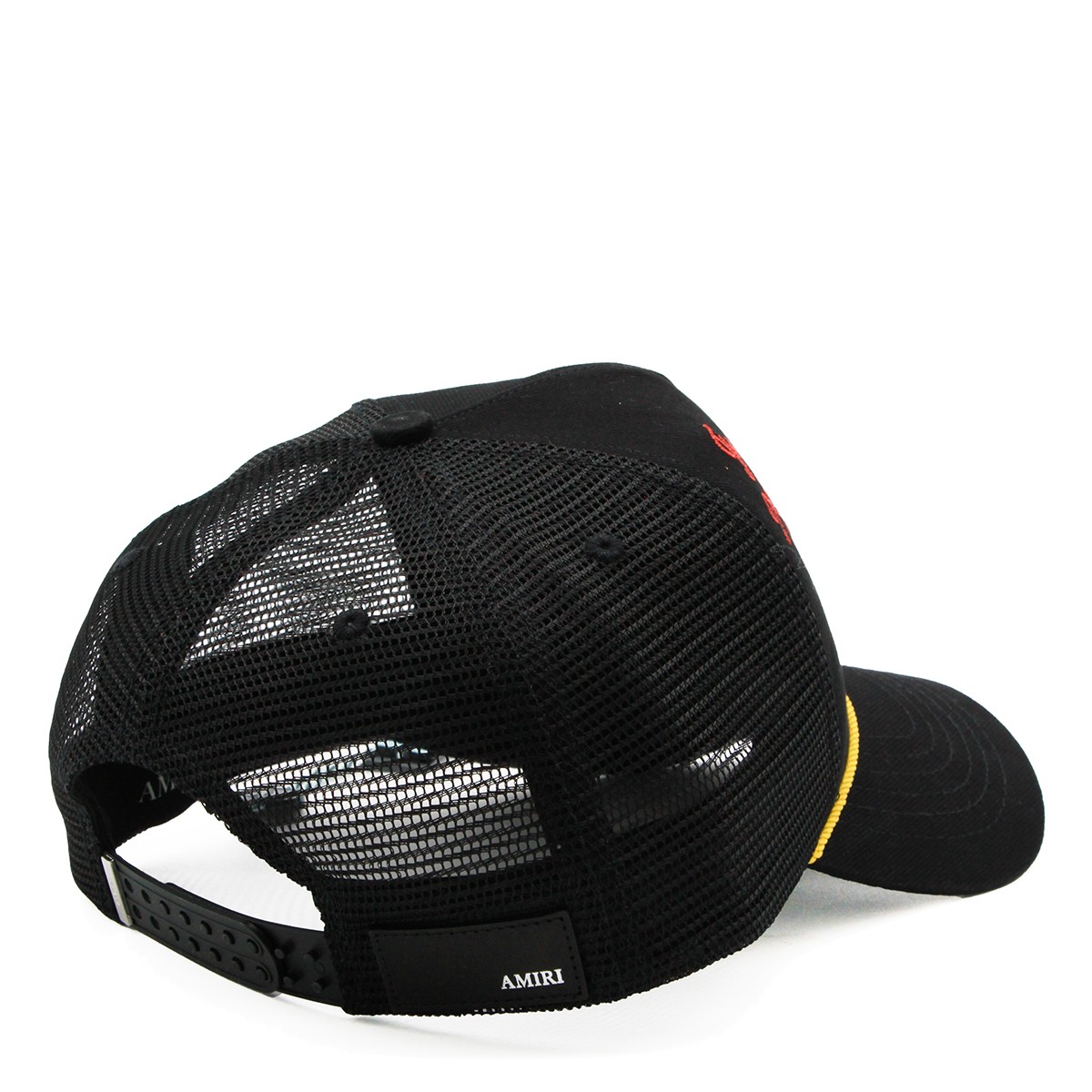 BLACK COTTON TRUCKER HAT