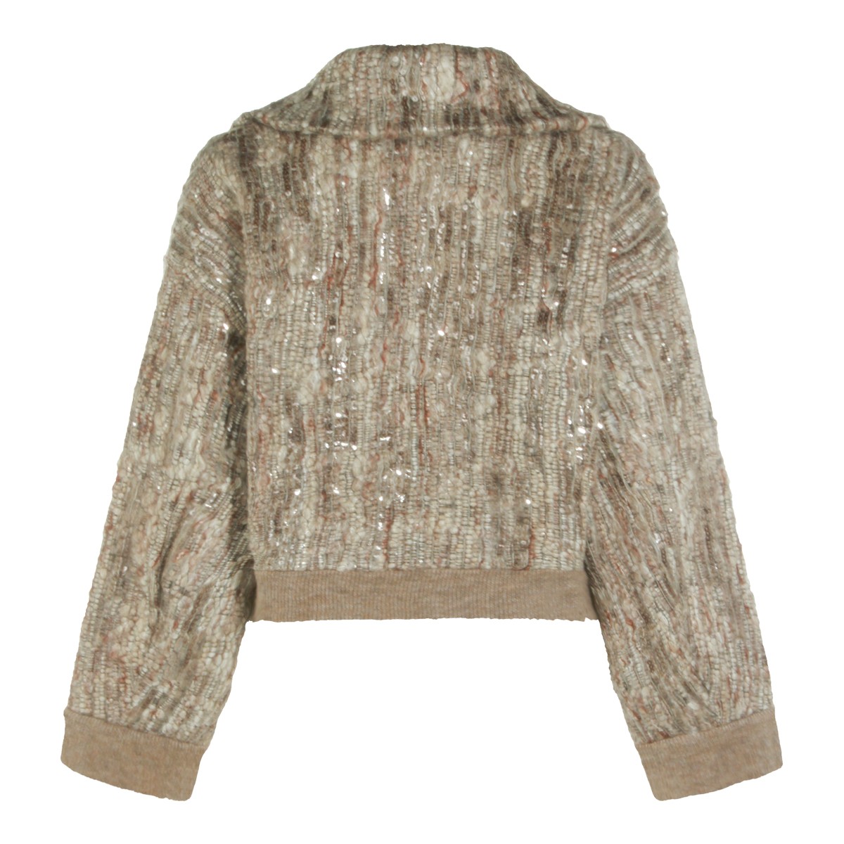 BEIGE WOOL KNITWEAR
