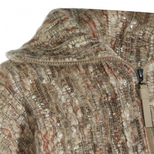 BEIGE WOOL KNITWEAR