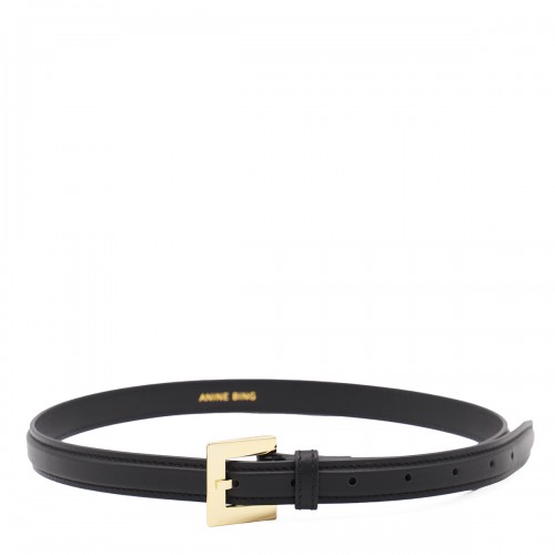 BLACK LEATHER BELT